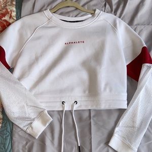 ON HOLD Alphalete cropped sweater